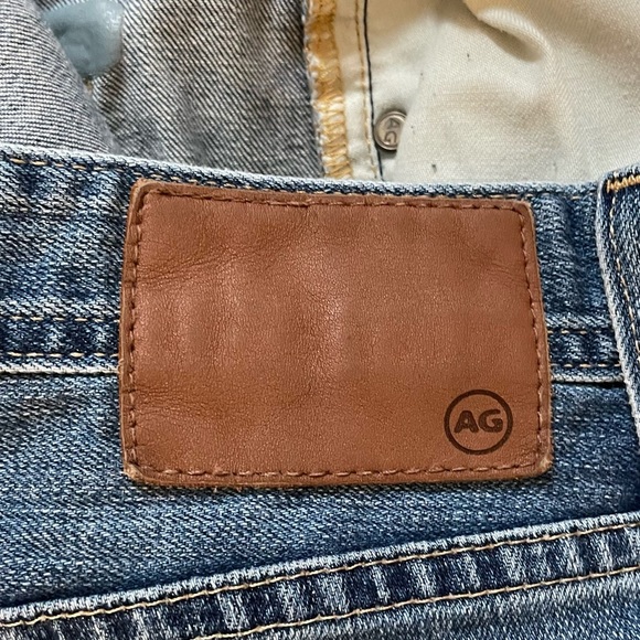 AG Adriano Goldschmied The Ives Modern Athletic Blue Denim Jeans Size 36W/32L - Picture 7 of 10